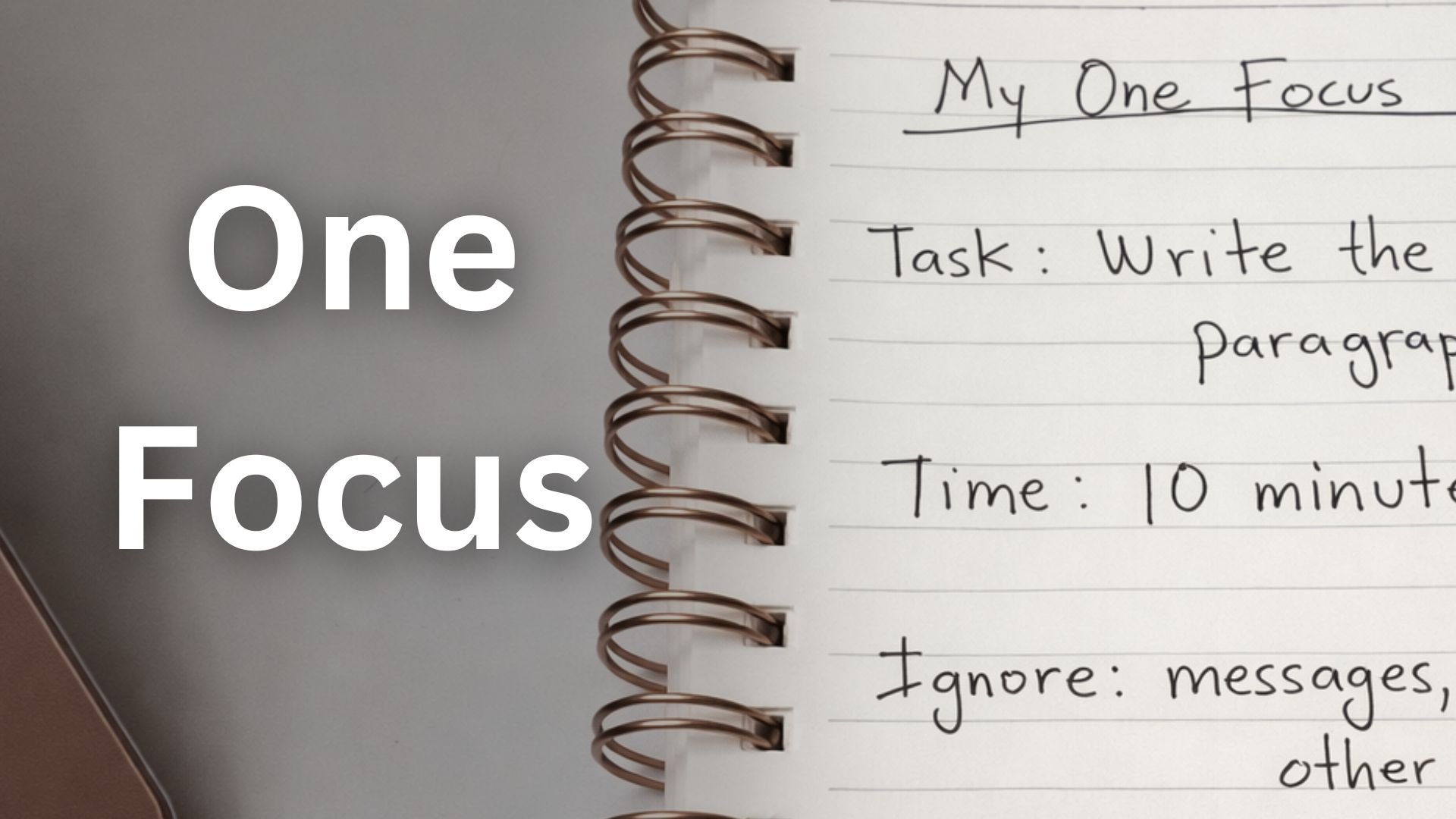 آموزش روش‌های ساده برای حفظ تمرکز در طول روز (تکنیک بلوک تمرکز آرام)
