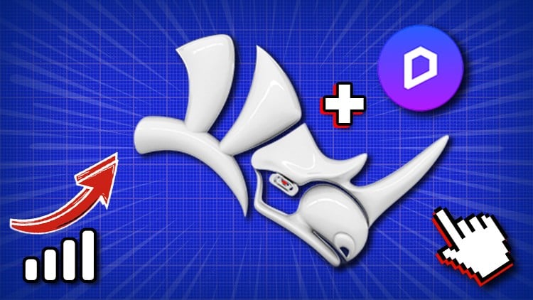 آموزش راینو تری دی (نسخه ۸) کامل + پایه دی ۵ برای معماران و طراحان

