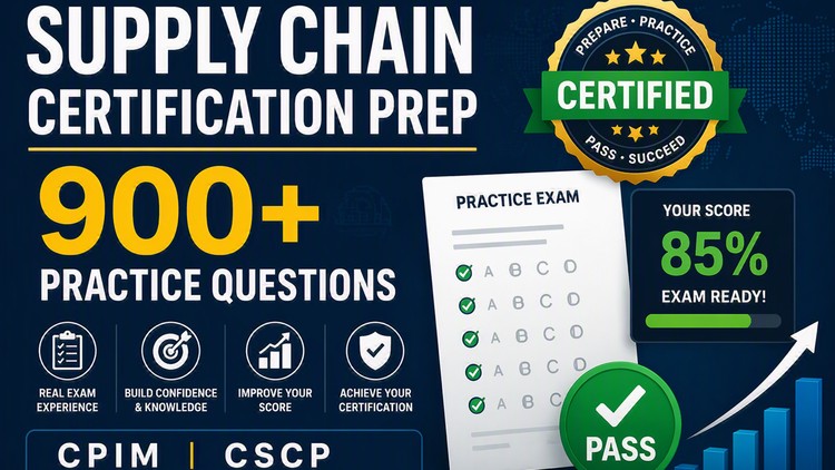 آموزش بانک سوالات CPIM, CSCP, CLTD: بیش از ۹۰۰ سوال تستی