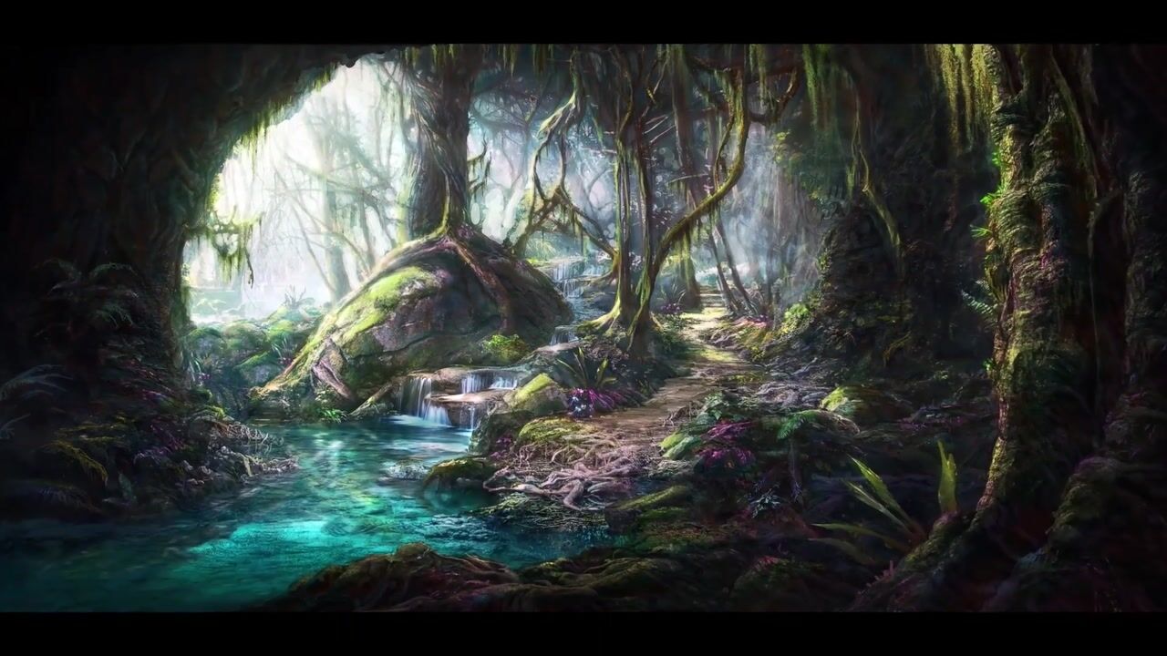 آموزش طراحی کانسپت آرت جنگل فانتزی در فتوشاپ
