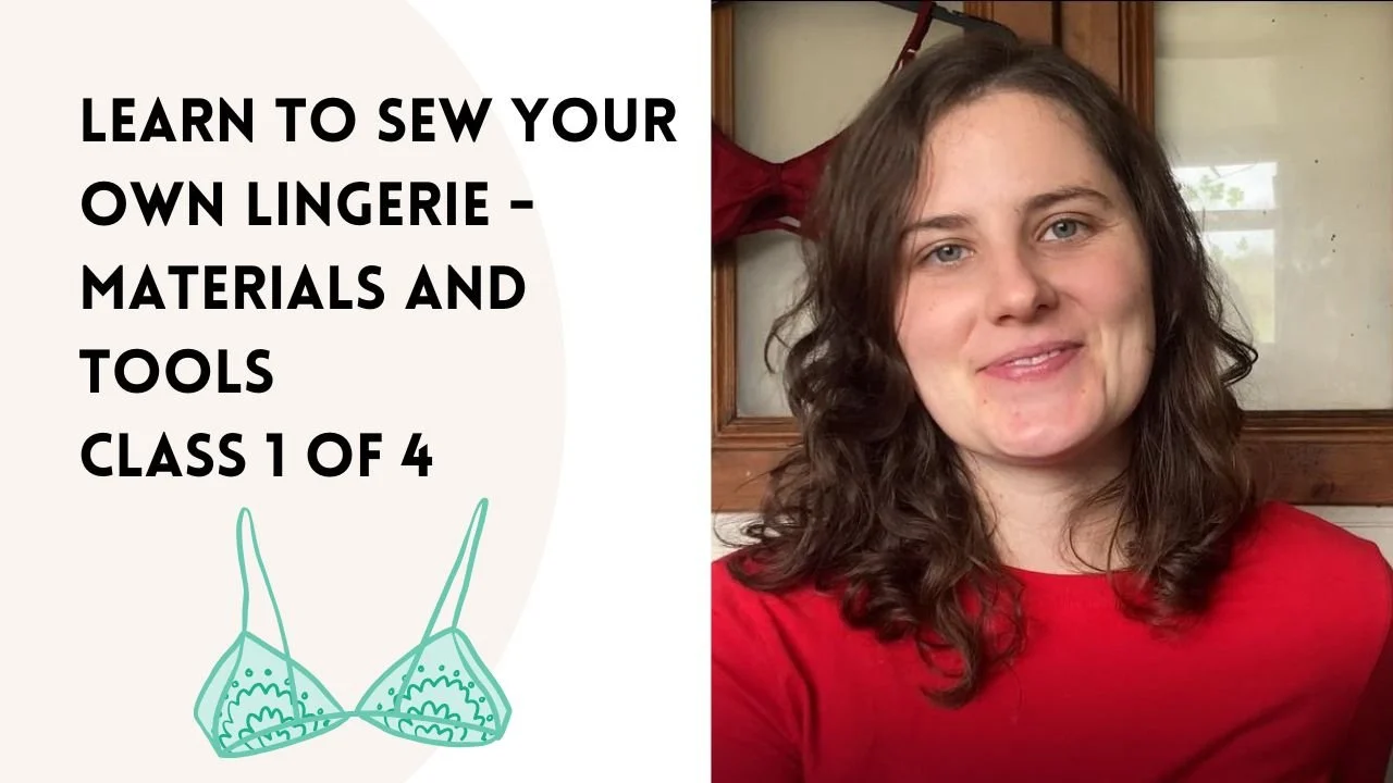 آموزش یاد بگیرید که لباس زیر زنانه خود را دوخت - مواد (کلاس 1 از 4)