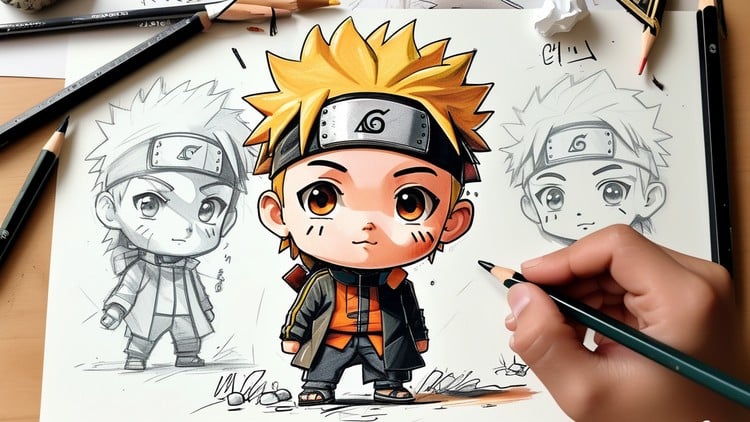 دوره آموزش طراحی انیمه و مانگا: کاراکترهای چیبی
