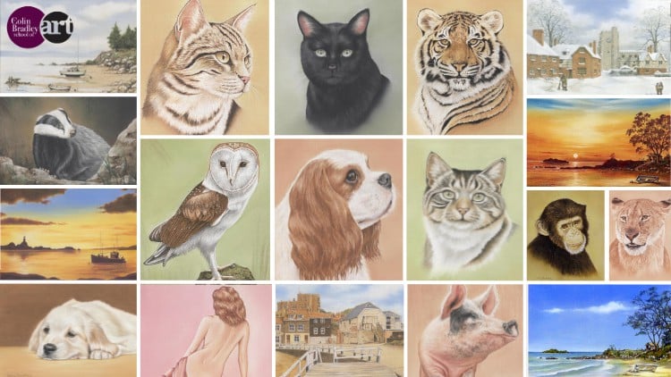 آموزش مداد پاستل برای مبتدیان مطلق - هنرمندان تازه‌کار
