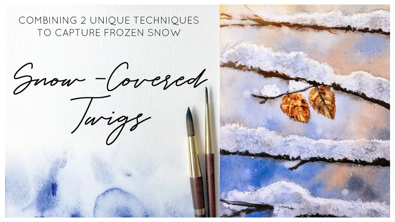 آموزش آبرنگ نقاشی برف یخ زده: کلاس سرگرم کننده و آموزنده برای تمامی سطوح

