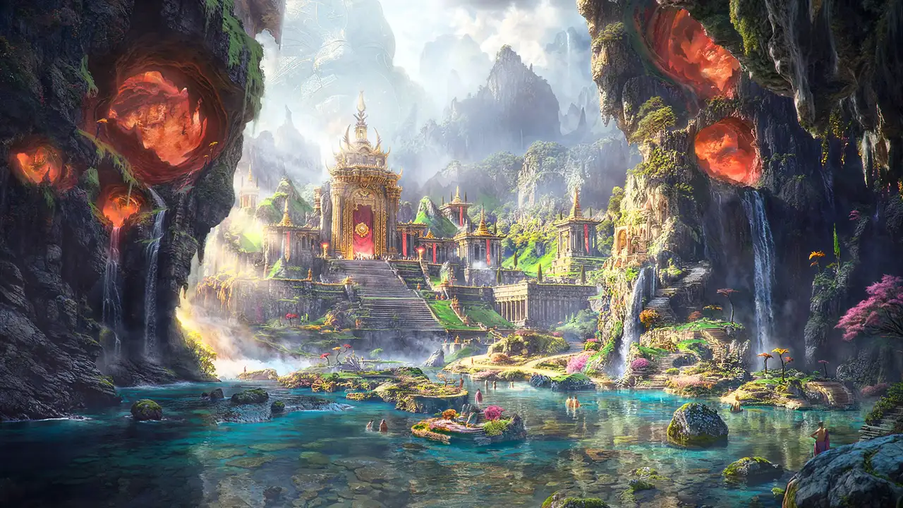 آموزش هنر مفهومی محیطی تایتان مغرور در اوج - تسلط بر هوش مصنوعی و فتوشاپ
