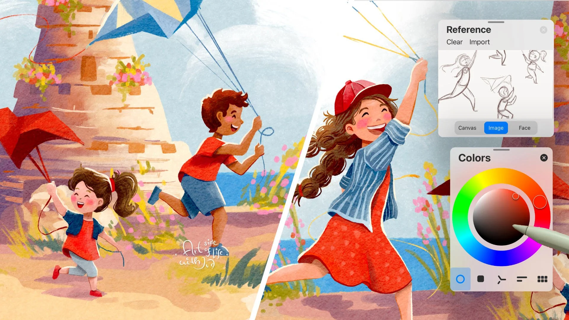 آموزش تصویرسازی کتاب کودک: نقاشی کودکان در سنین مختلف در پروکریت
