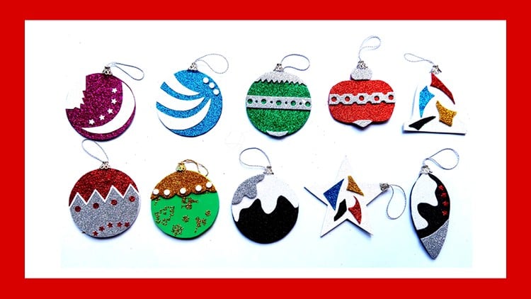 دوره آموزش هنرهای دستی و ساخت توپک های کریسمس

