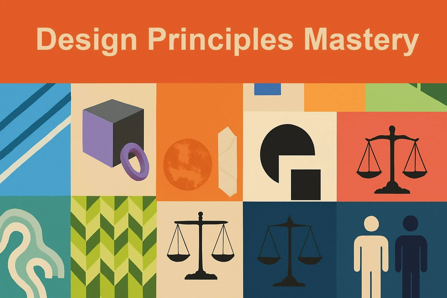 آموزش استادی در طراحی: اصول و سلسله مراتب بصری تشریح شده

