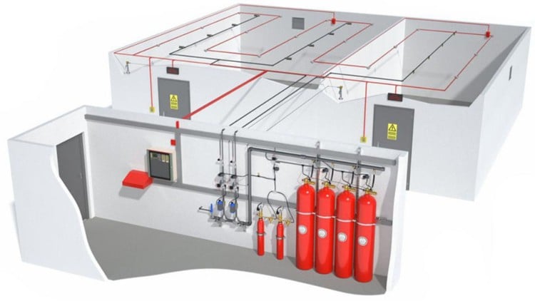 آموزش سیستم اطفاء حریق مواد پاک بر اساس استاندارد NFPA 2001
