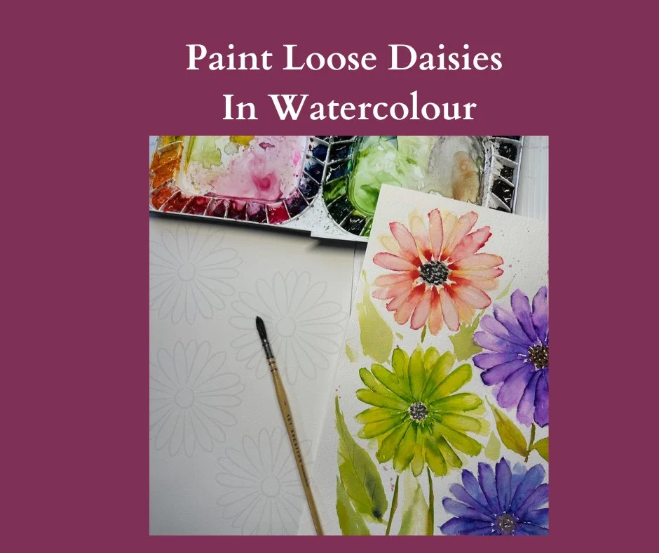 آموزش نقاشی آبرنگ آسان برای مبتدیان - گل مروارید

