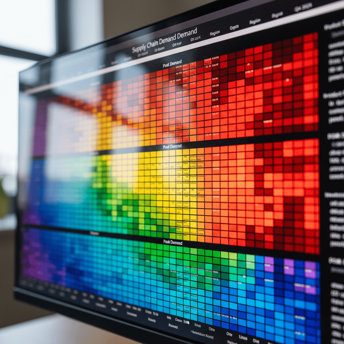 آموزش تحلیل روندهای تقاضای زنجیره تأمین با استفاده از Heatmap و خوشه‌بندی