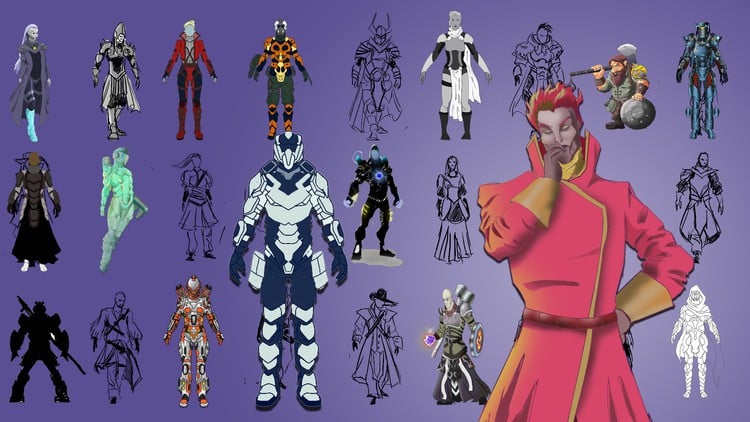 آموزش طراحی کاراکتر برای مبتدیان

