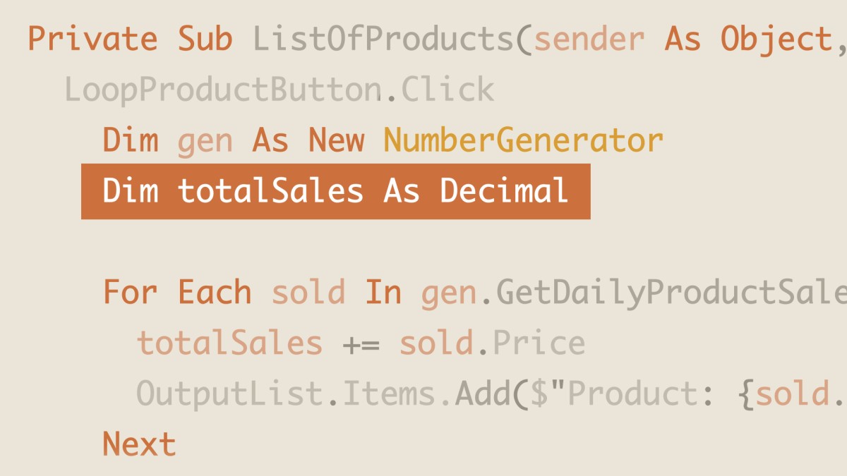 آموزش ضروری ویژوال بیسیک