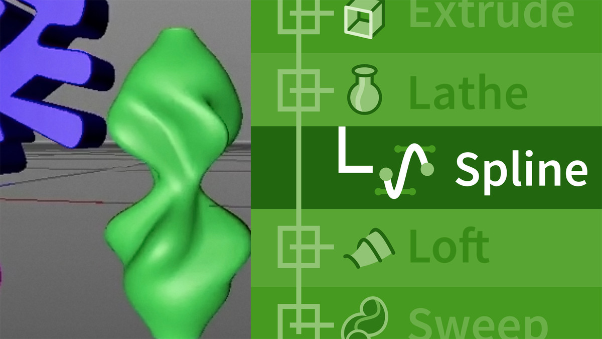 آموزش مدل سازی بدوی و اسپلین در سینما 4d