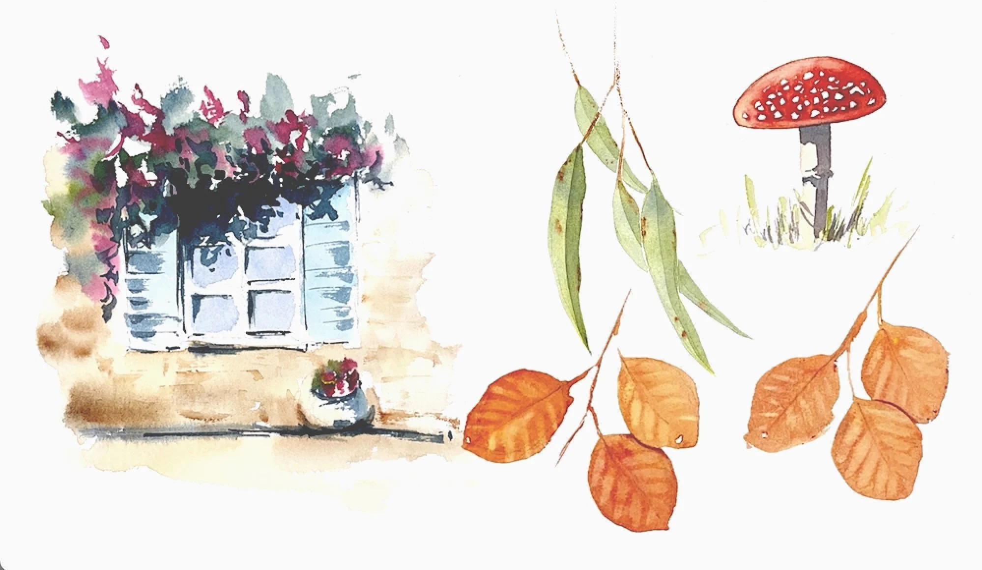 آموزش استفاده از سایه‌ها برای بالابردن نقاشی‌های آبرنگ شما
