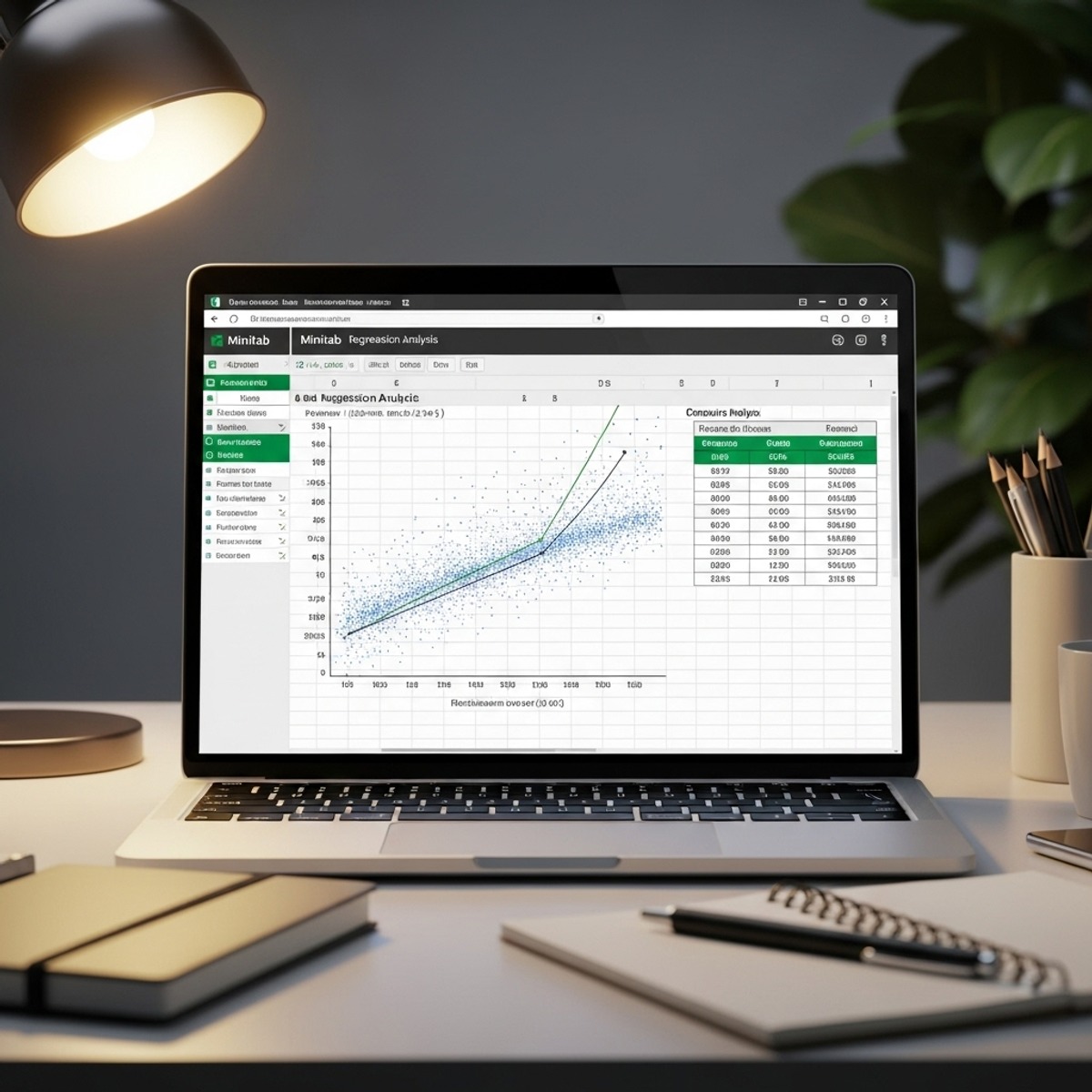 آموزش مدل‌های رگرسیون و لجستیک در اکسل و مینی‌تب (Excel & Minitab)
