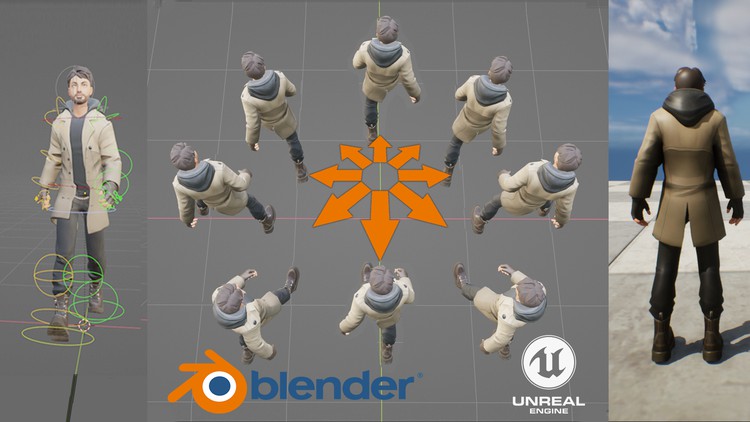 "آموزش کامل ساخت انیمیشن بازی از Blender تا موتور بازی‌سازی"

