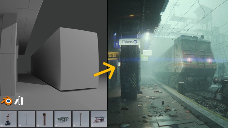 گردش کار بلندر برای هنرمندان سینمایی (مناسب مبتدیان)، ۲ آموزش
