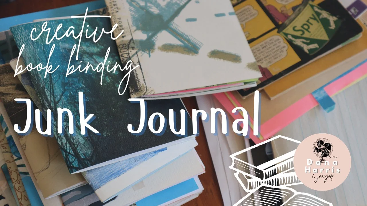 آموزش صحافی آسان کتاب: ساخت دفترچه خاطرات بازیافتی (Junk Journal)