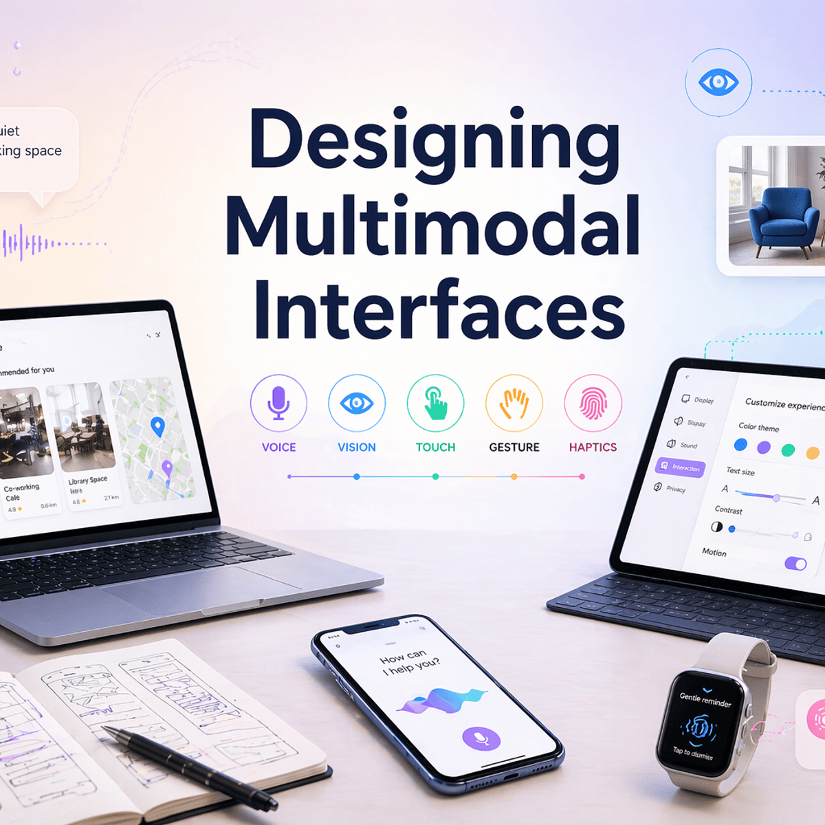 آموزش طراحی رابط‌های کاربری چندوجهی (Multimodal Interfaces)