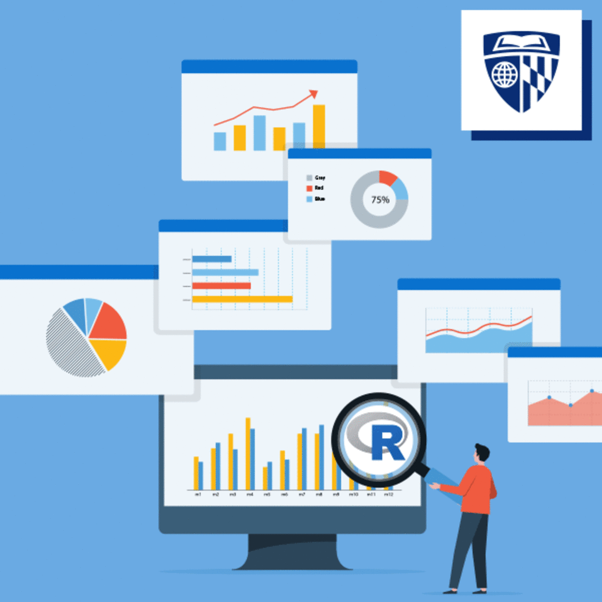 آموزش تجسم پیشرفته داده‌ها با زبان R
