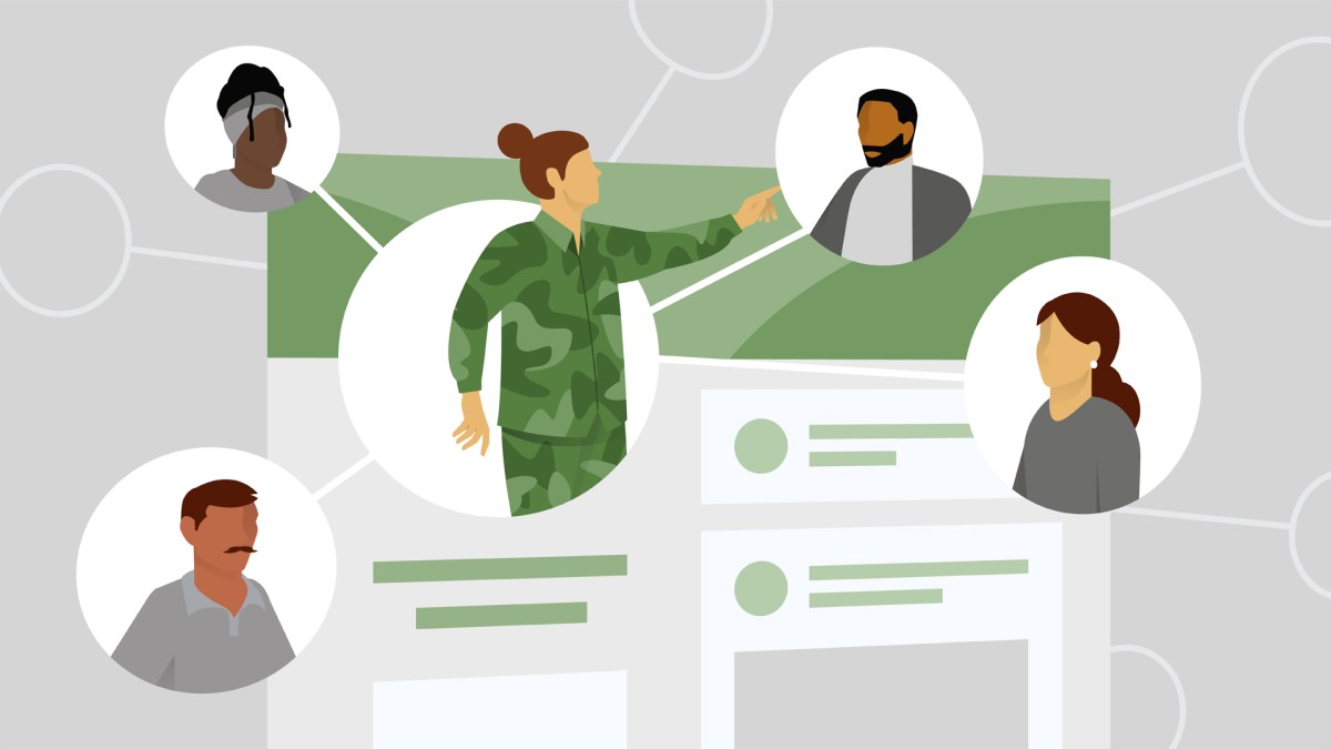 آموزش LinkedIn برای جانبازان و جامعه نظامی