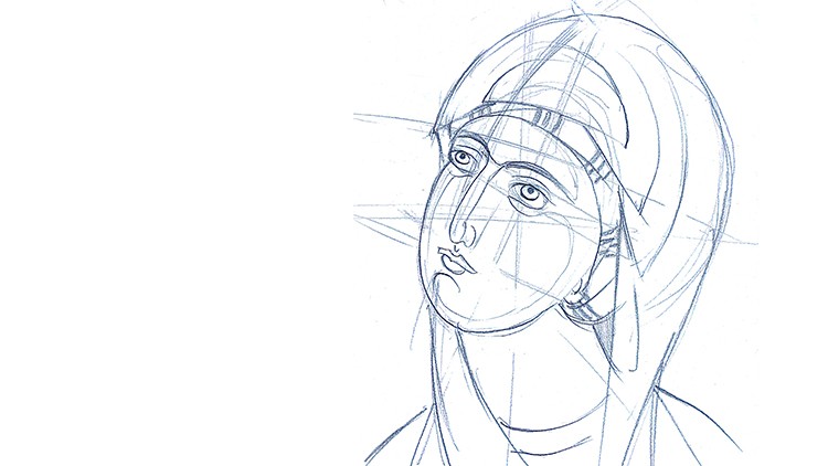 آموزش مجموعه آیکونوگرافی بیزانسی 1: طراحی چهره

