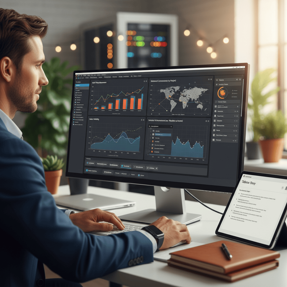 آموزش تحلیل بازارهای مالی با داشبوردهای Tableau