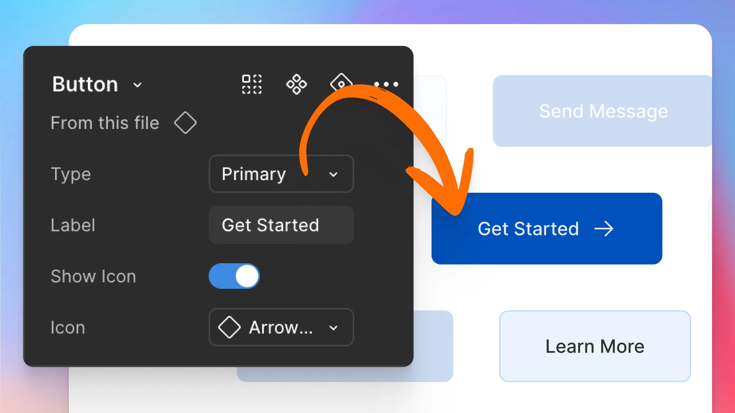 آموزش ساخت دکمه هوشمند و قابل استفاده مجدد در فیگما (با واریانت‌ها و ویژگی‌ها)

