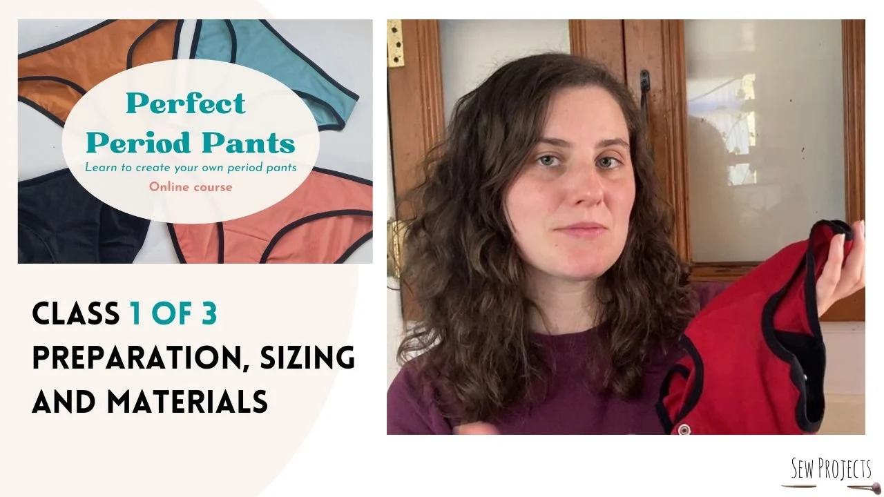 آموزش شلوارهای بهداشتی خودتان را بسازید - آماده‌سازی الگو، سایزبندی و مواد. کلاس ۱ از ۳
