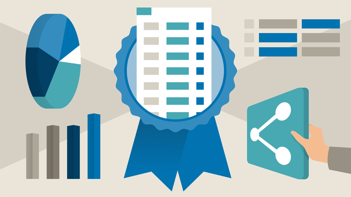 آموزش Cert Prep: Excel همکار - متخصص مایکروسافت دفتر برای Office 2019