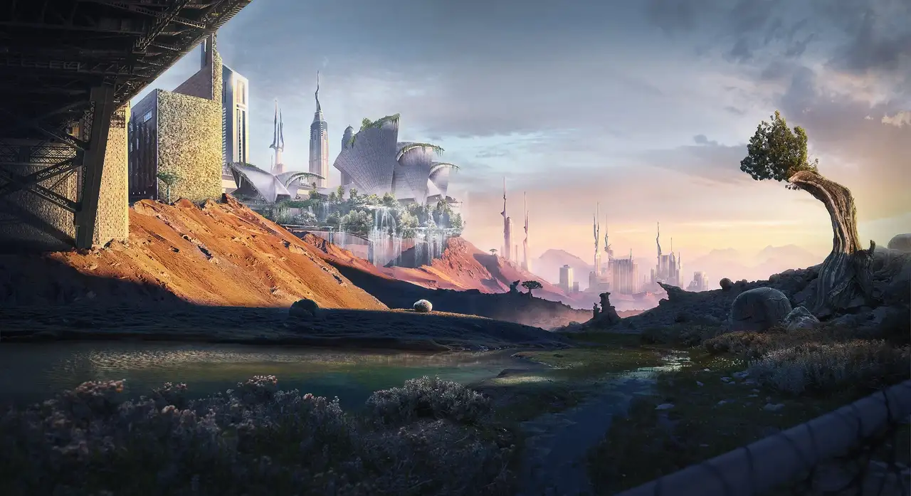 آموزش تکنیک‌های سایه-نقاشی علمی-تخیلی در فتوشاپ: چشم‌اندازهای آینده
